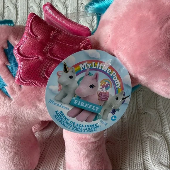 My Little Pony Firefly Plush NEW 40th Anniversary Collectors HtF Plushy 80s MLP - Picture 2 of 8
